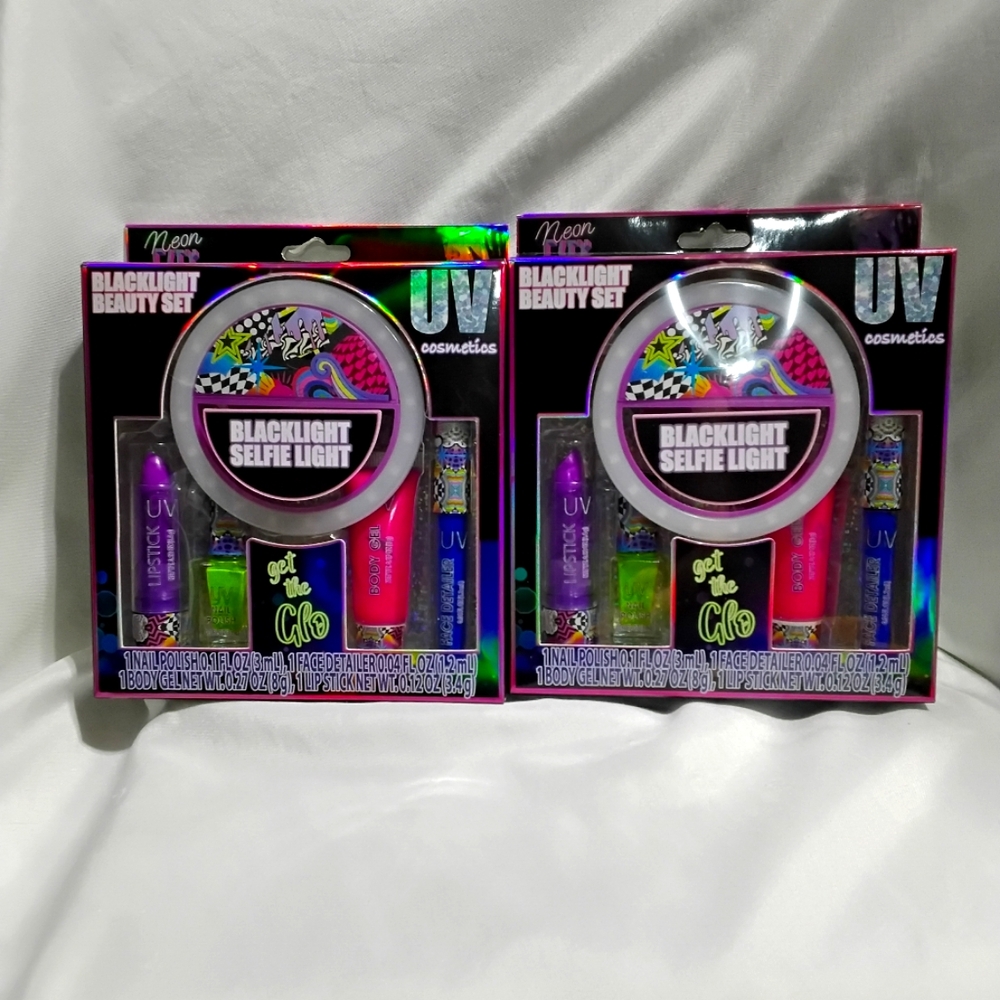 Blacklight Beauty Set - Pink, Green, Purple